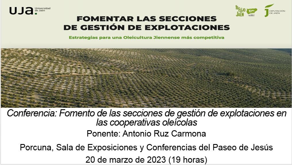 Fomentar las secciones de gestión conjunta de explotaciones, Porcuna  (20 marzo 2023)