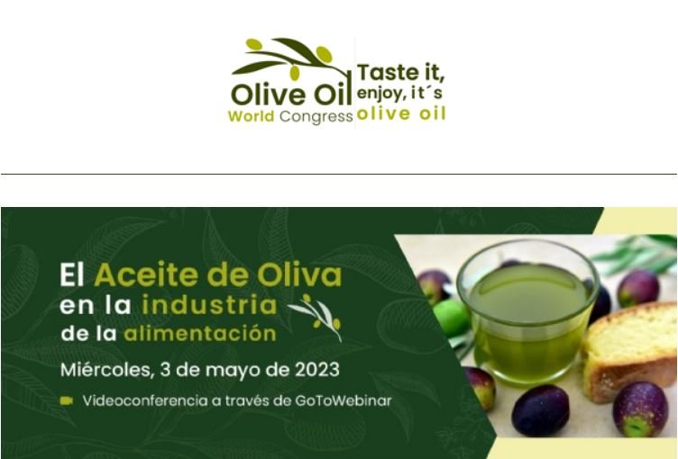 El aceite de oliva en la industria de la alimentación (3 mayo 2023)