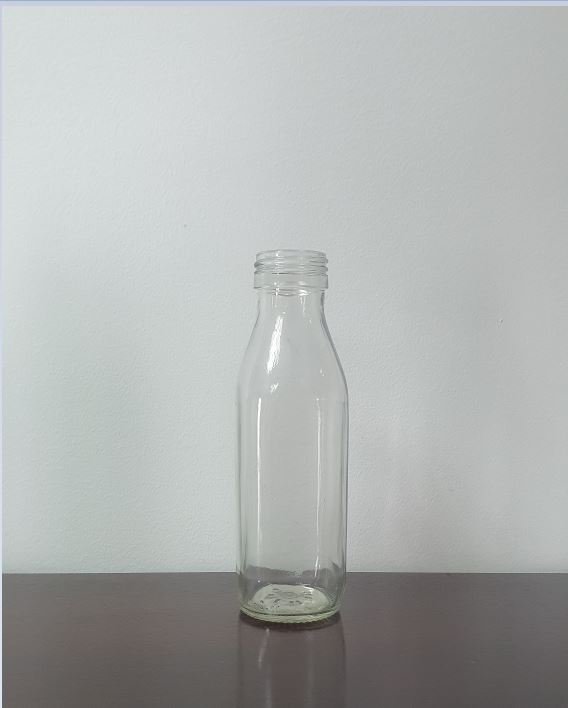2.500 botellas 250 ml. Vidrio transparente Bertoli