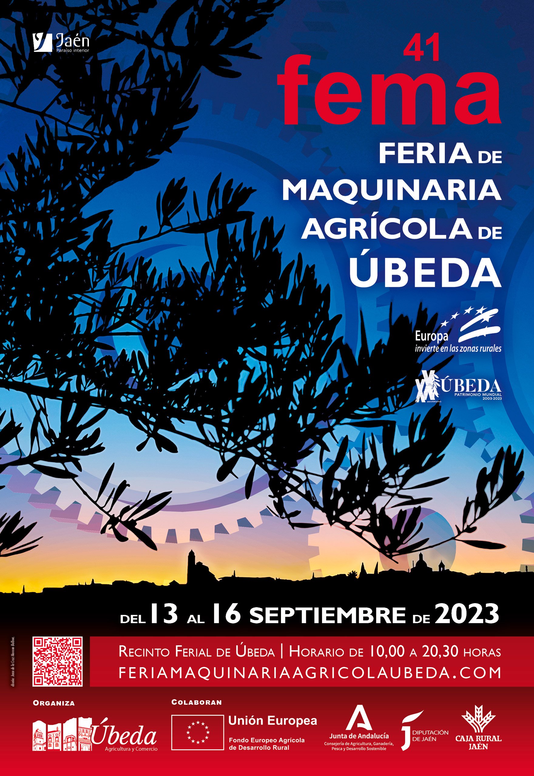 13-16 SEPTIEMBRE 2023  Feria de Maquinaria Agrícola de Úbeda