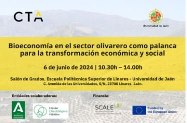6 JUNIO 2024 Bioeconomía en el sector olivarero como palanca de transformación económica y social