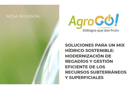 26 SEPTIEMBRE 2024<br>“SOLUCIONES PARA UN MIX HÍDRICO SOSTENIBLE: MODERNIZACIÓN DE REGADÍOS Y GESTIÓN EFICIENTE DE LOS RECURSOS SUBTERRÁNEOS Y SUPERFICIALES” 