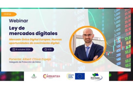 16 OCTUBRE 2024<br>Ley de Mercados Digitales: Mercado Único Digital Europeo. Nuevas oportunidades de crecimiento digital